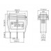 Цена от 32.09 грн. на Переключатель Daier KCD3-102W RD, ON-ON, 3pin, 15A 250VAC (без подсветки)